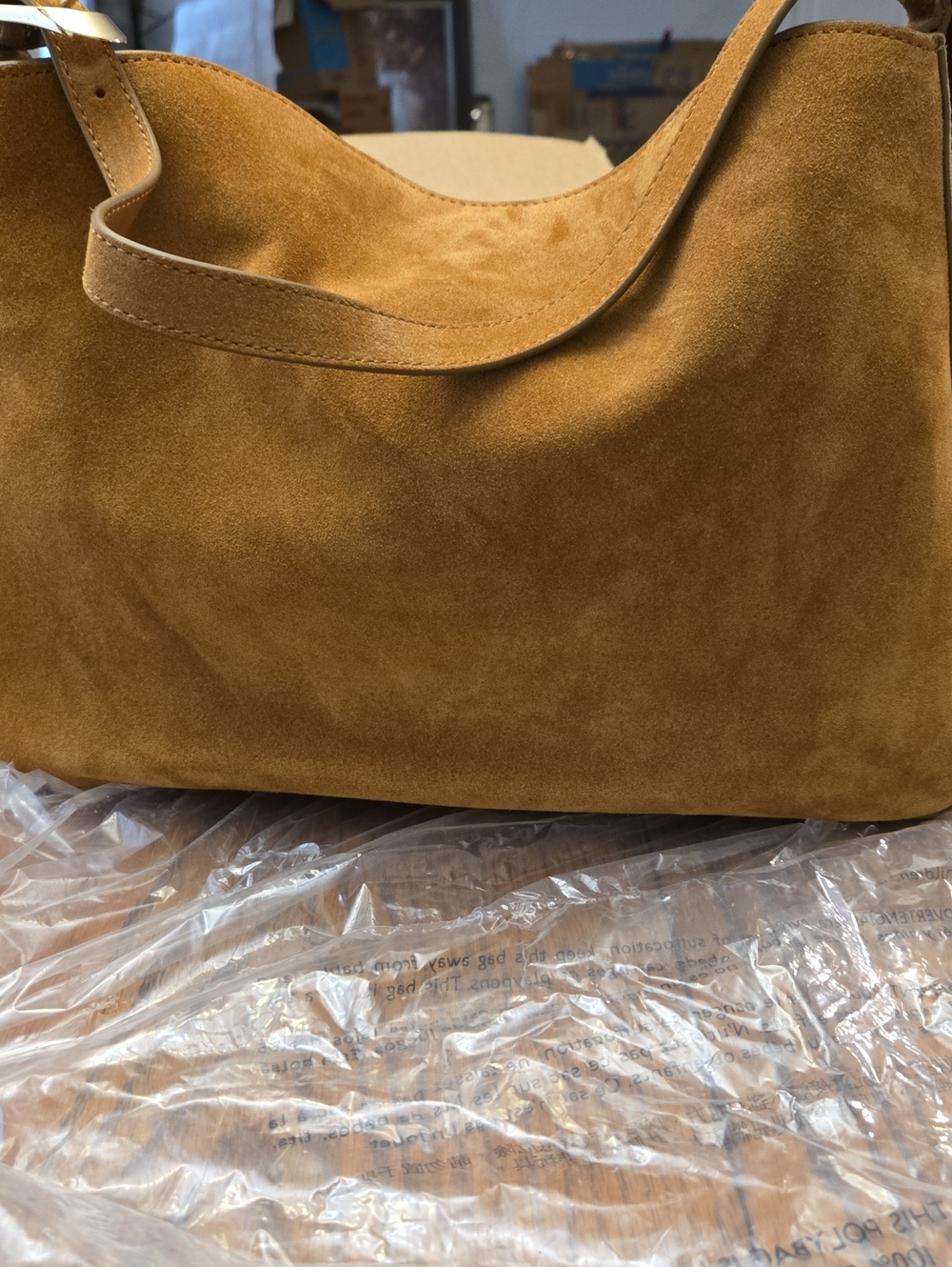 J.Crew Suede Shoulder Hobo Bag in Camel - Picture 2 of 10